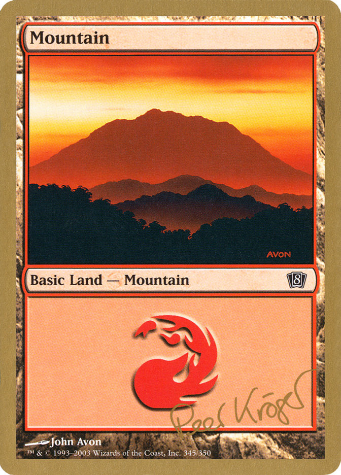 Mountain (pk345) (Peer Kroger) [World Championship Decks 2003] | Game Haven TX