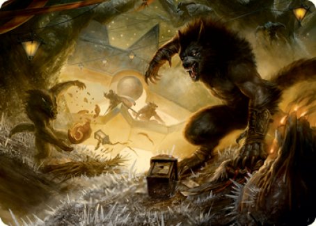 Storm the Festival Art Card [Innistrad: Midnight Hunt Art Series] | Game Haven TX