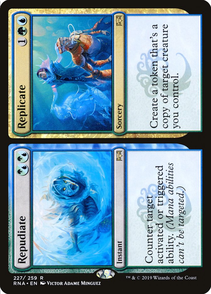 Repudiate // Replicate [Ravnica Allegiance] | Game Haven TX