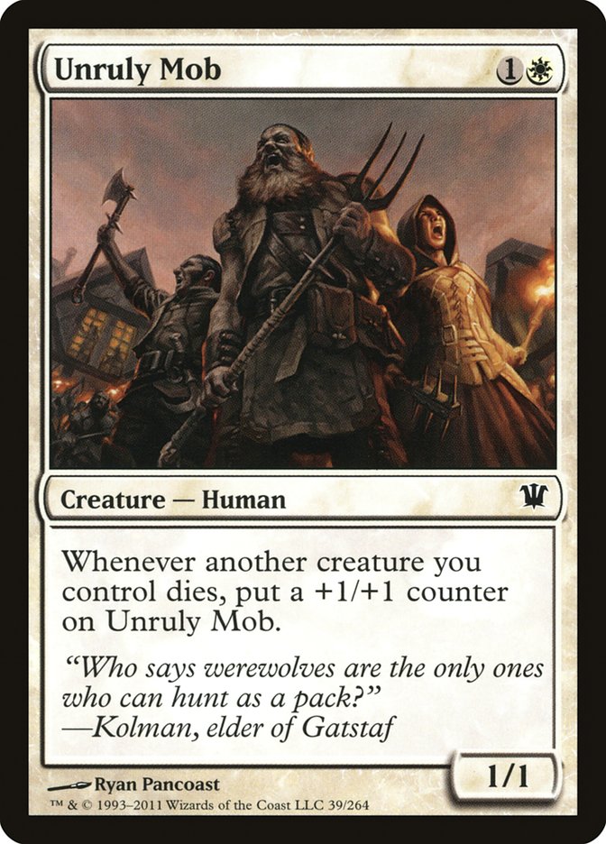 Unruly Mob [Innistrad] | Game Haven TX