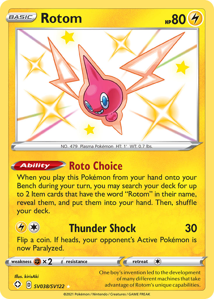 Rotom (SV038/SV122) [Sword & Shield: Shining Fates] | Game Haven TX