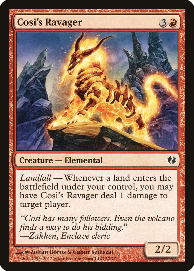Cosi's Ravager [Duel Decks: Venser vs. Koth] | Game Haven TX