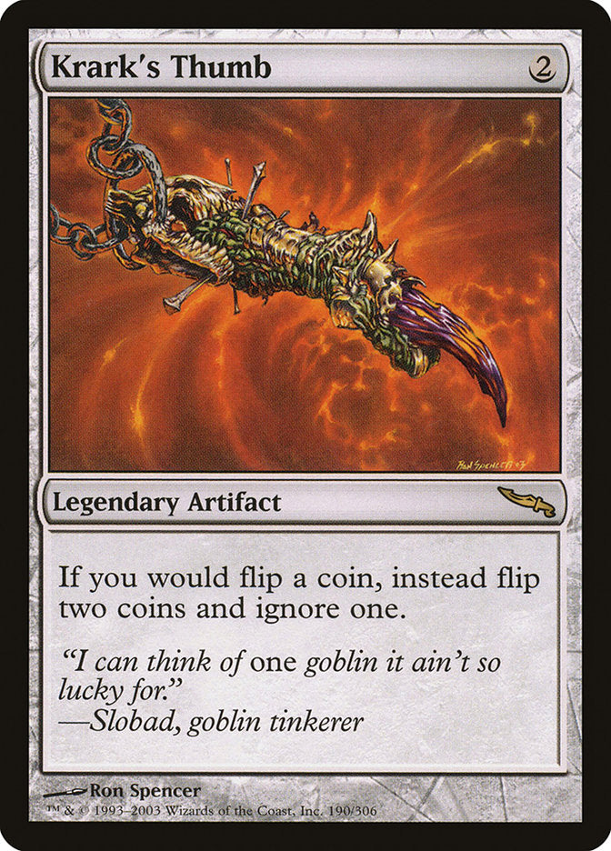 Krark's Thumb [Mirrodin] | Game Haven TX