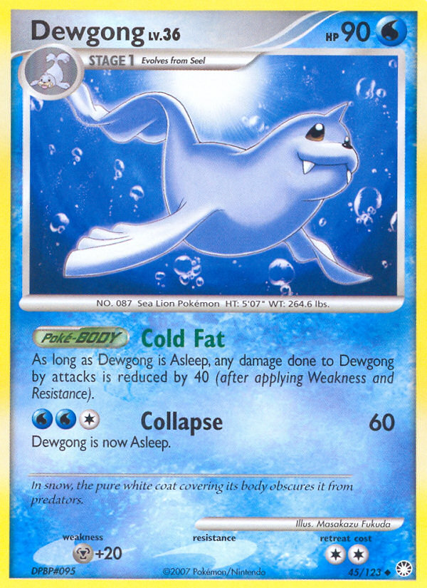 Dewgong (45/123) [Diamond & Pearl: Mysterious Treasures] | Game Haven TX