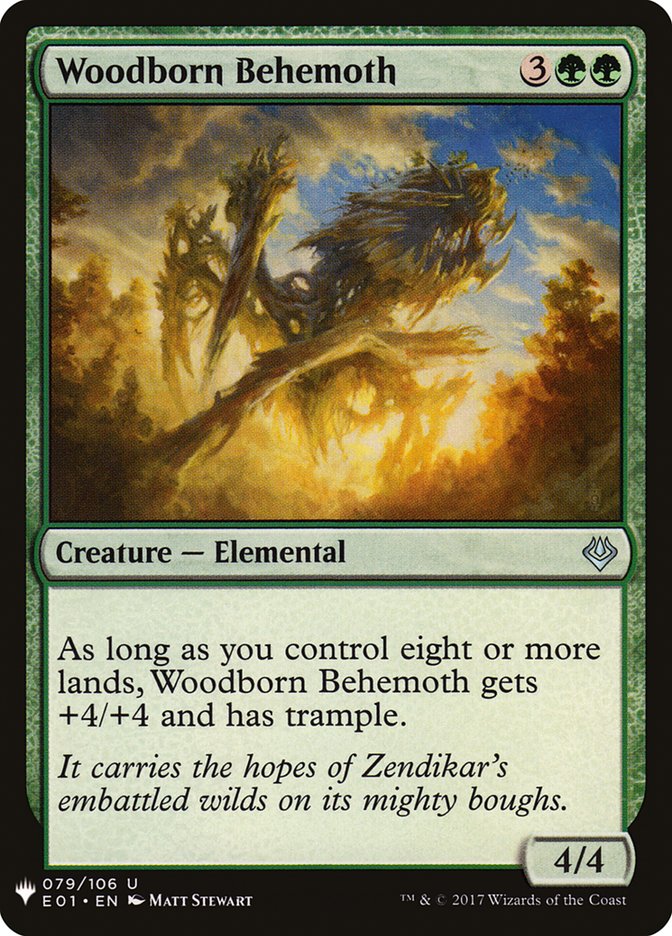 Woodborn Behemoth [Mystery Booster] | Game Haven TX