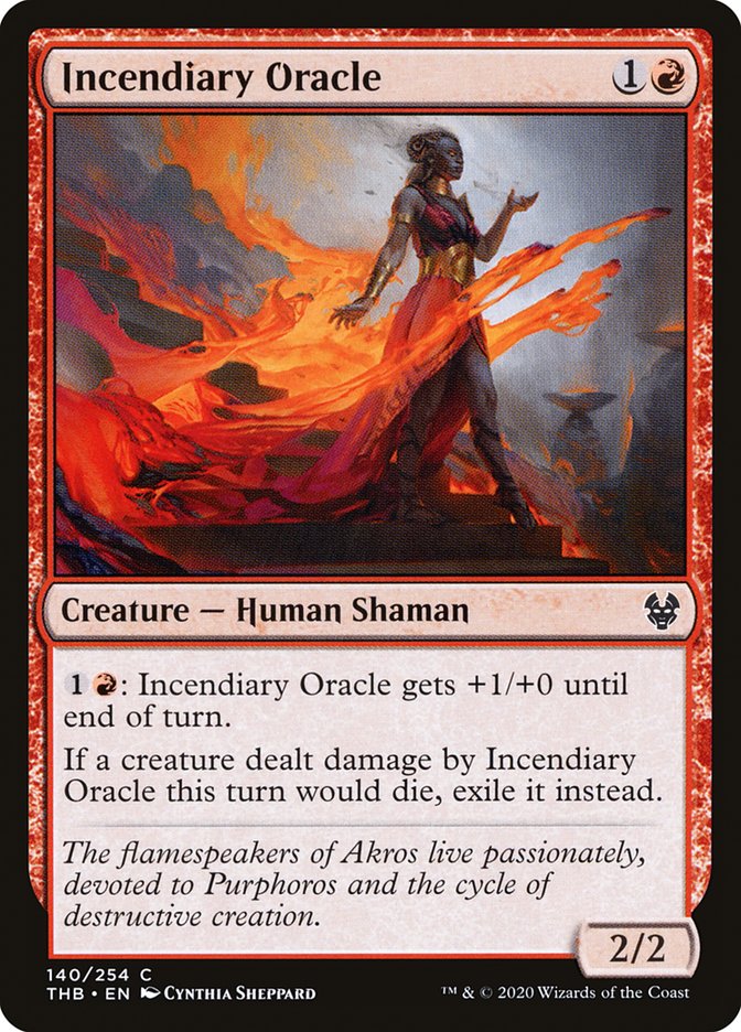 Incendiary Oracle [Theros Beyond Death] | Game Haven TX