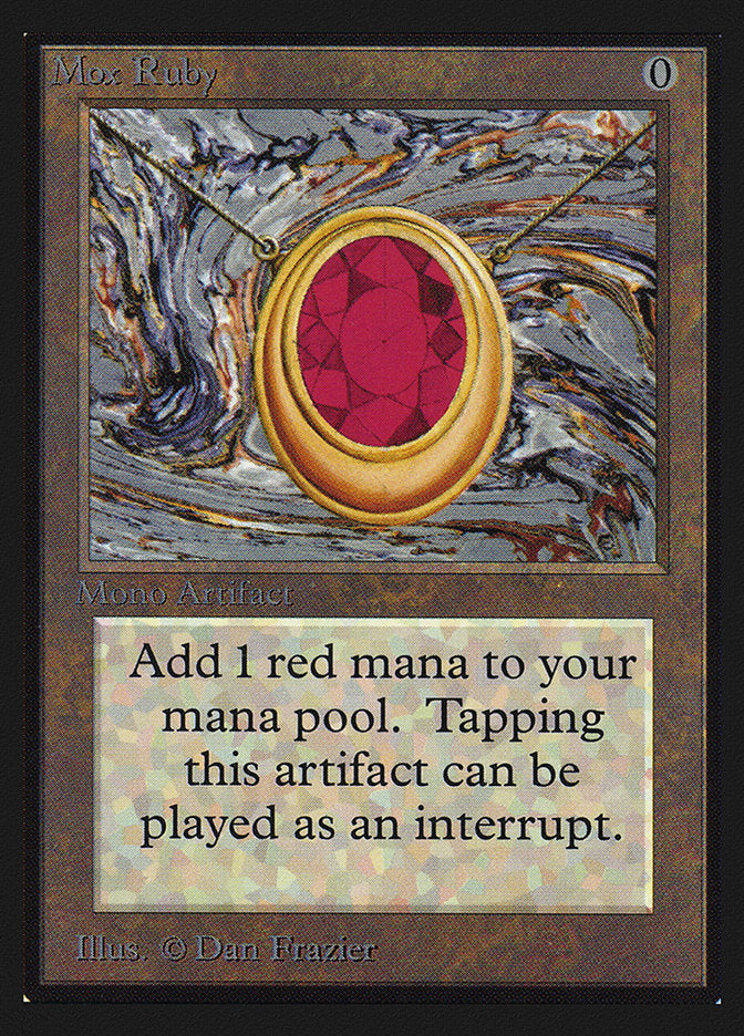 Mox Ruby (IE) [Intl. Collectors’ Edition] | Game Haven TX