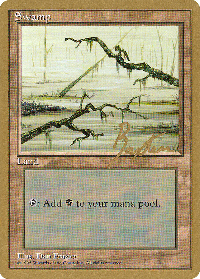 Swamp (gb371) (George Baxter) [Pro Tour Collector Set] | Game Haven TX