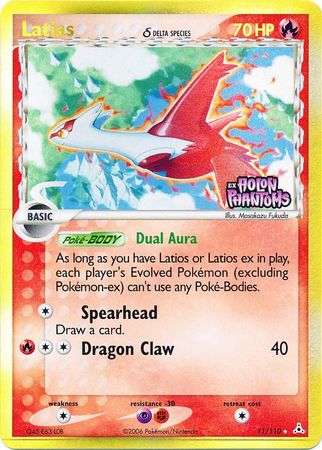 Latias (11/110) (Delta Species) (Stamped) [EX: Holon Phantoms] | Game Haven TX