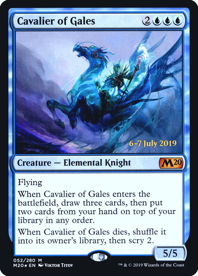 Cavalier of Gales [Core Set 2020 Promos] | Game Haven TX