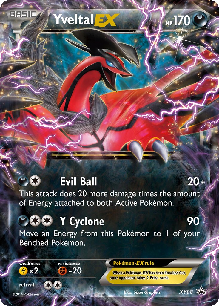 Yveltal EX (XY08) [XY: Black Star Promos] | Game Haven TX