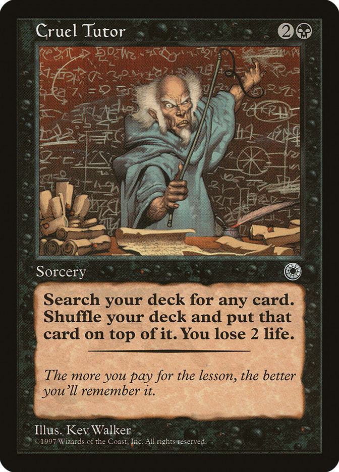 Cruel Tutor [Portal] | Game Haven TX