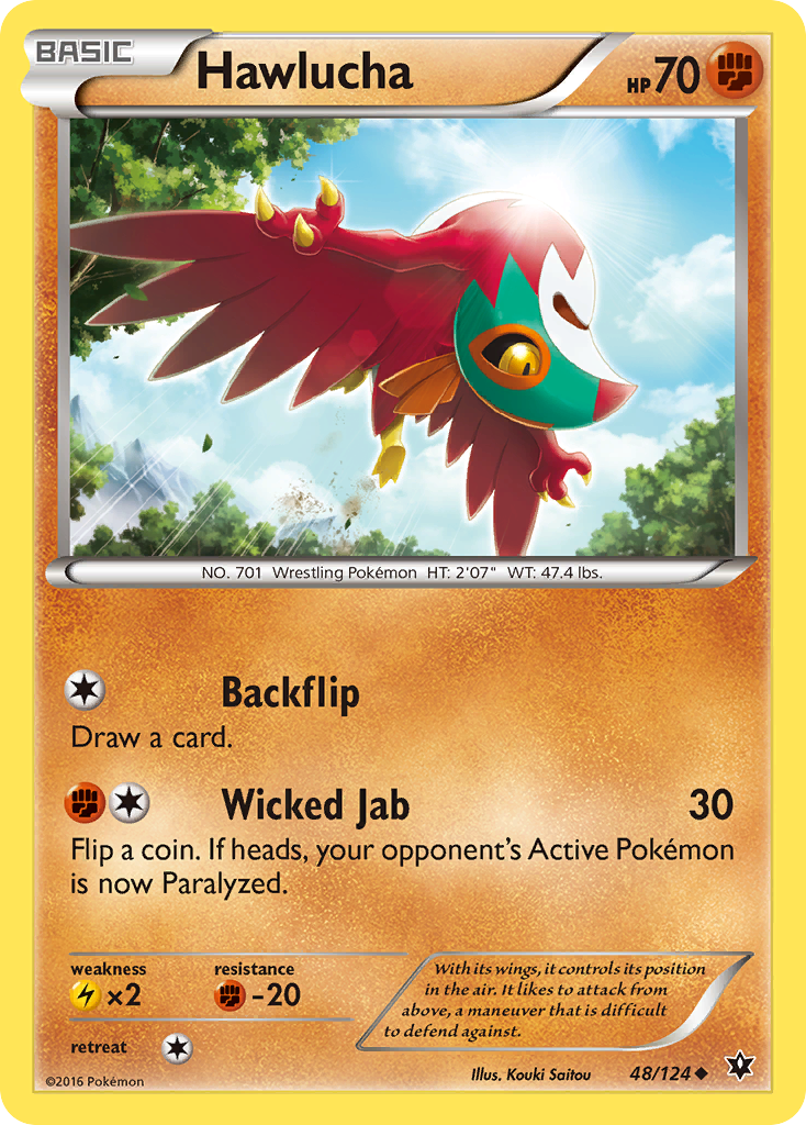 Hawlucha (48/124) [XY: Fates Collide] | Game Haven TX