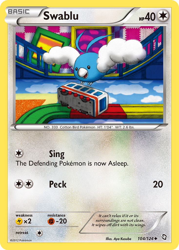 Swablu (104/124) [Black & White: Dragons Exalted] | Game Haven TX