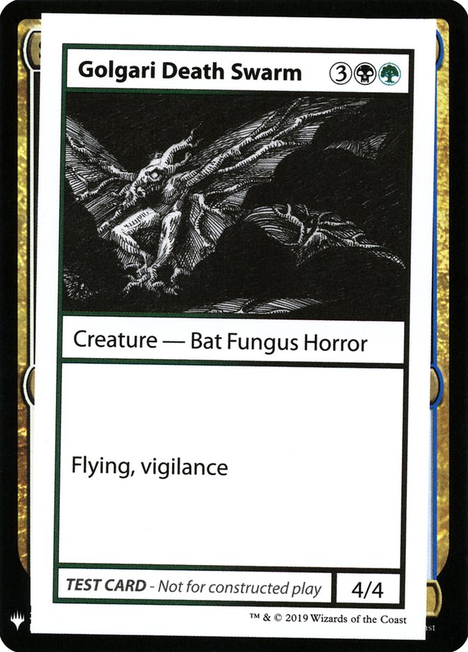 Golgari Death Swarm [Mystery Booster Playtest Cards] | Game Haven TX