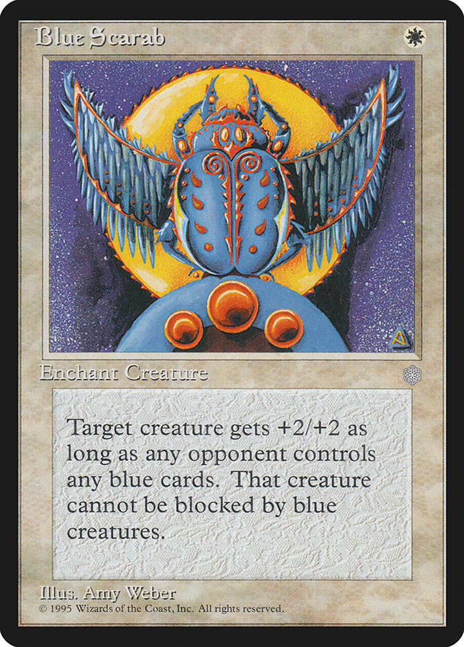 Blue Scarab [Ice Age] | Game Haven TX