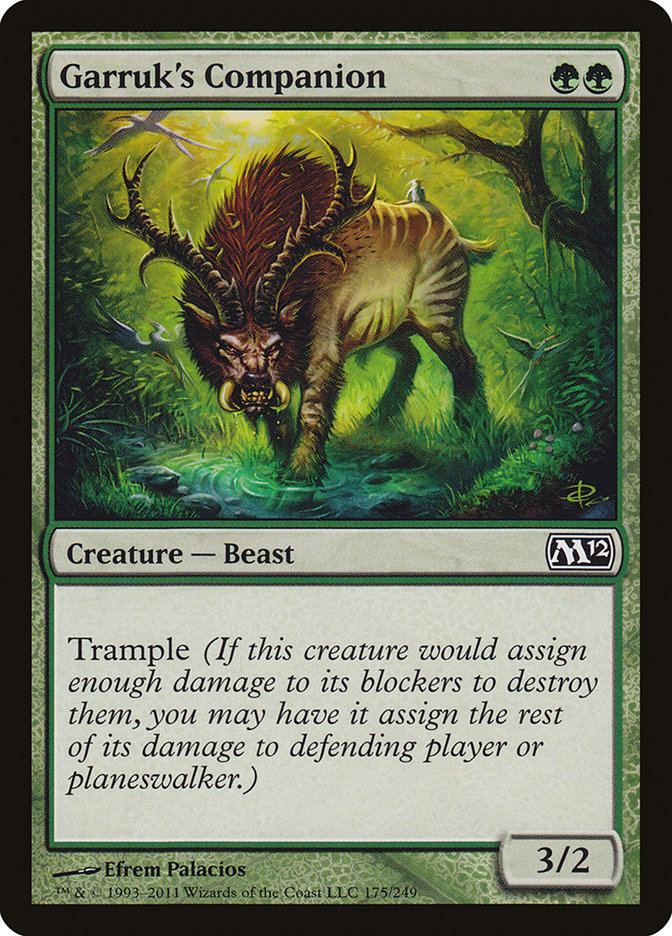 Garruk's Companion [Magic 2012] | Game Haven TX