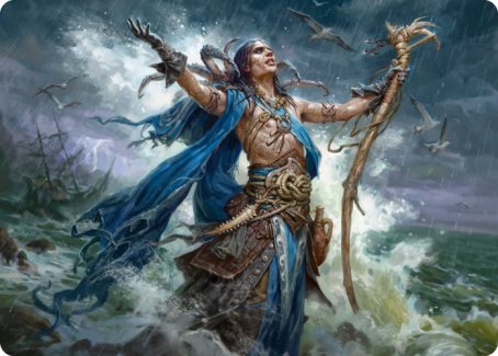 Lier, Disciple of the Drowned Art Card [Innistrad: Midnight Hunt Art Series] | Game Haven TX