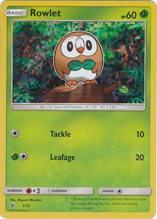 Rowlet (1/12) [McDonald's Promos: 2017 Collection] | Game Haven TX
