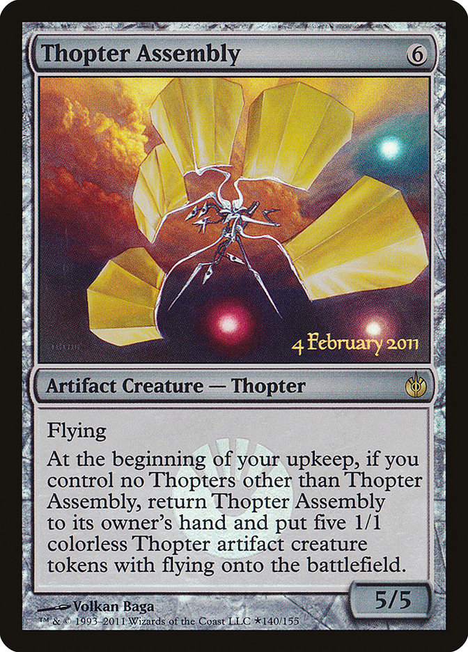 Thopter Assembly [Mirrodin Besieged Promos] | Game Haven TX