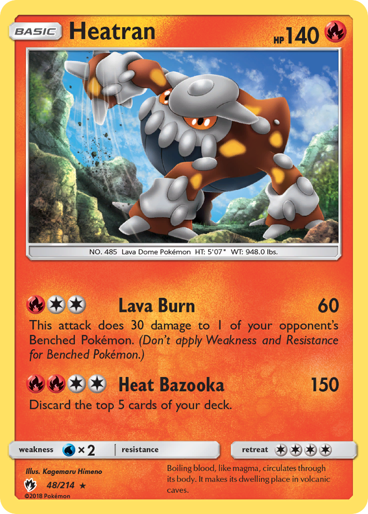 Heatran (48/214) [Sun & Moon: Lost Thunder] | Game Haven TX