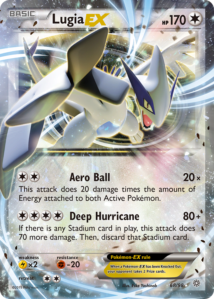 Lugia EX (68/98) [XY: Ancient Origins] | Game Haven TX
