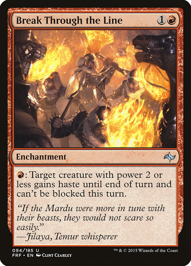 Break Through the Line [Fate Reforged] | Game Haven TX