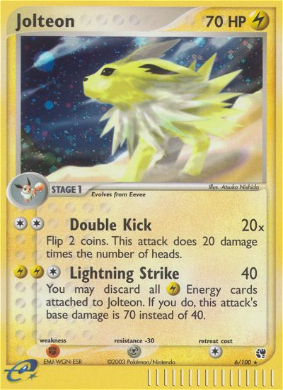 Jolteon (6/100) [EX: Sandstorm] | Game Haven TX