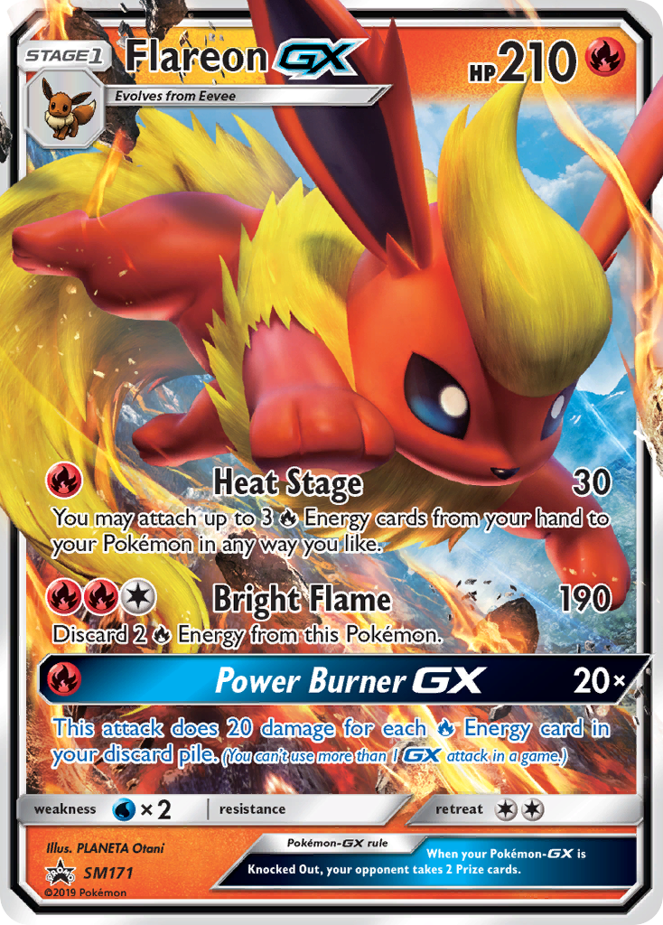Flareon GX (SM171) [Sun & Moon: Black Star Promos] | Game Haven TX