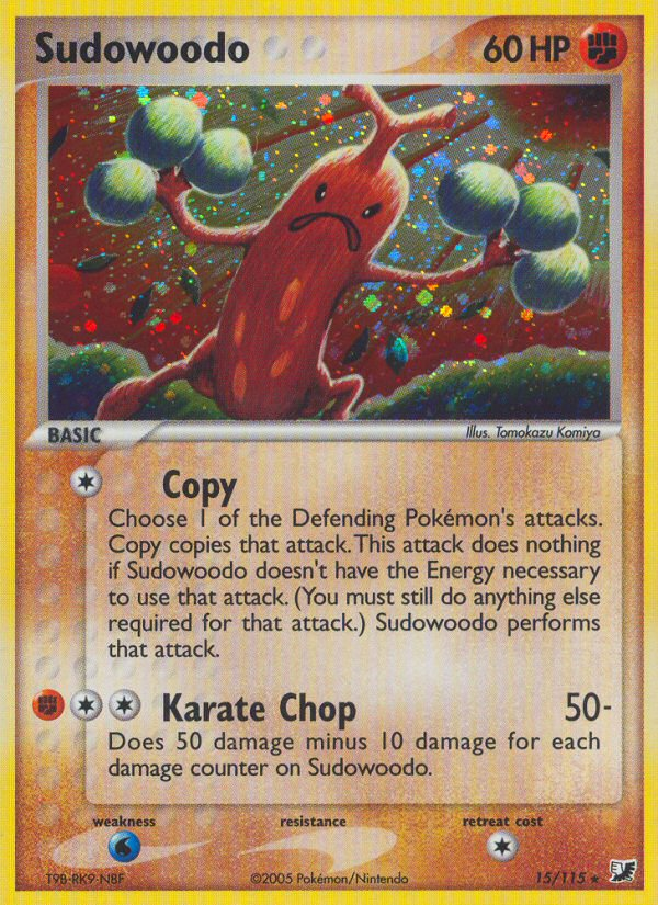 Sudowoodo (15/115) [EX: Unseen Forces] | Game Haven TX