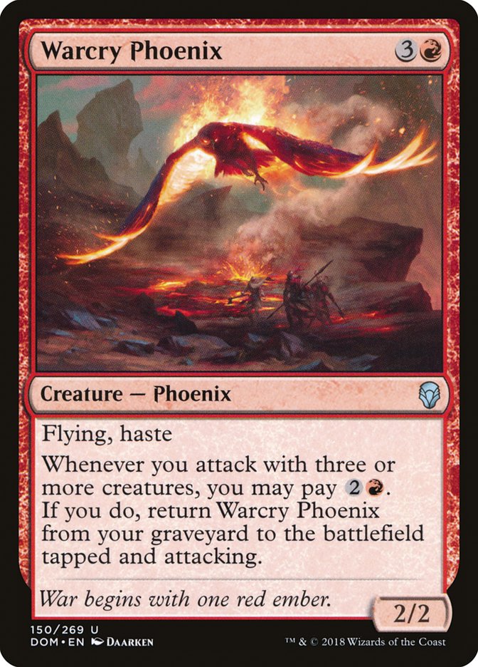 Warcry Phoenix [Dominaria] | Game Haven TX