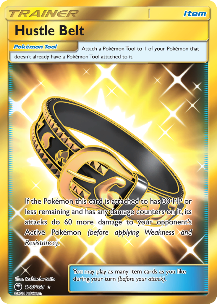 Hustle Belt (179/168) [Sun & Moon: Celestial Storm] | Game Haven TX