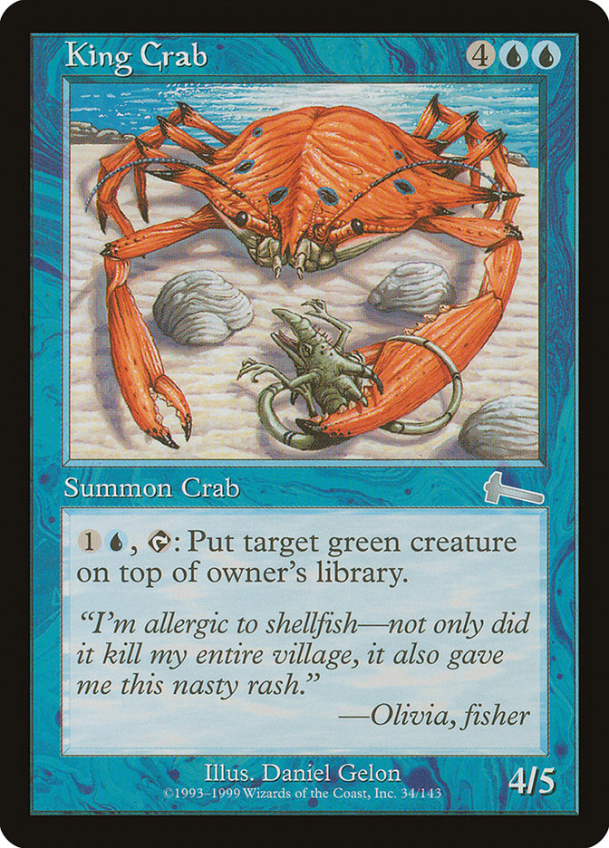 King Crab [Urza's Legacy] | Game Haven TX