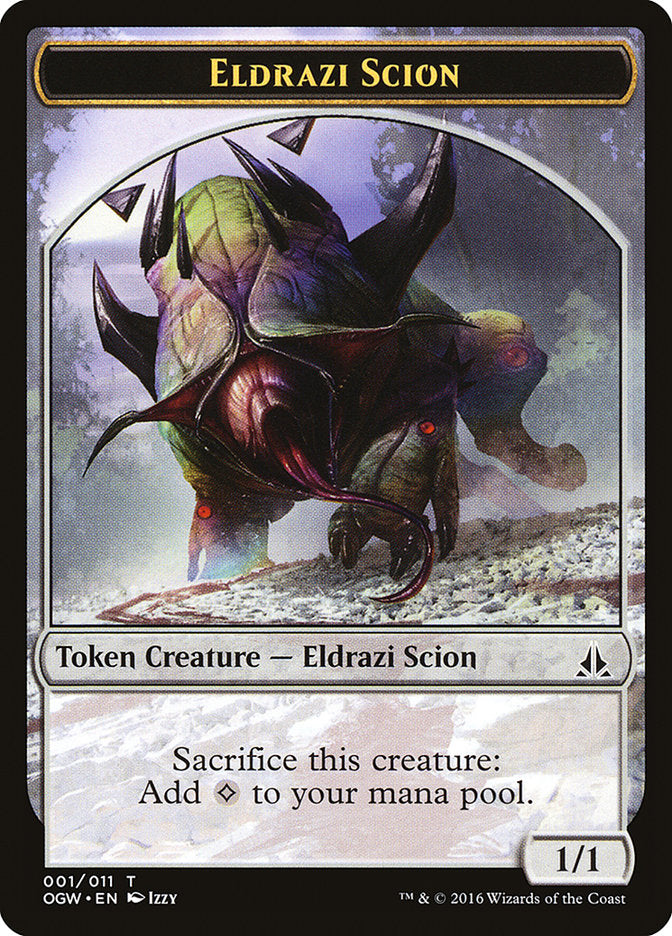 Eldrazi Scion (001/011) [Oath of the Gatewatch Tokens] | Game Haven TX