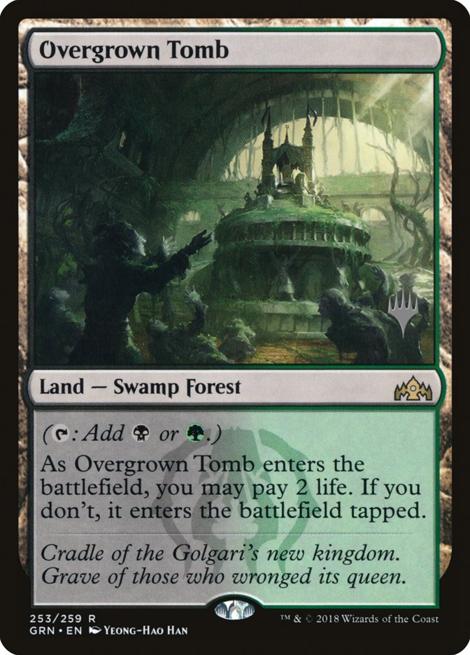 Overgrown Tomb [Guilds of Ravnica Promos] | Game Haven TX