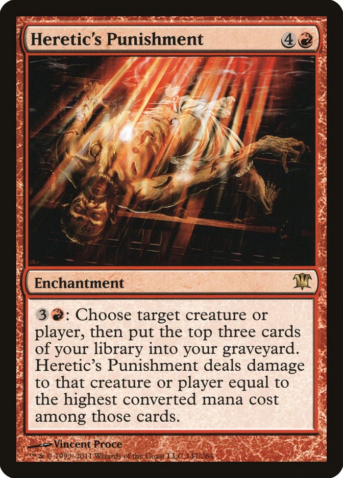 Heretic's Punishment [Innistrad] | Game Haven TX