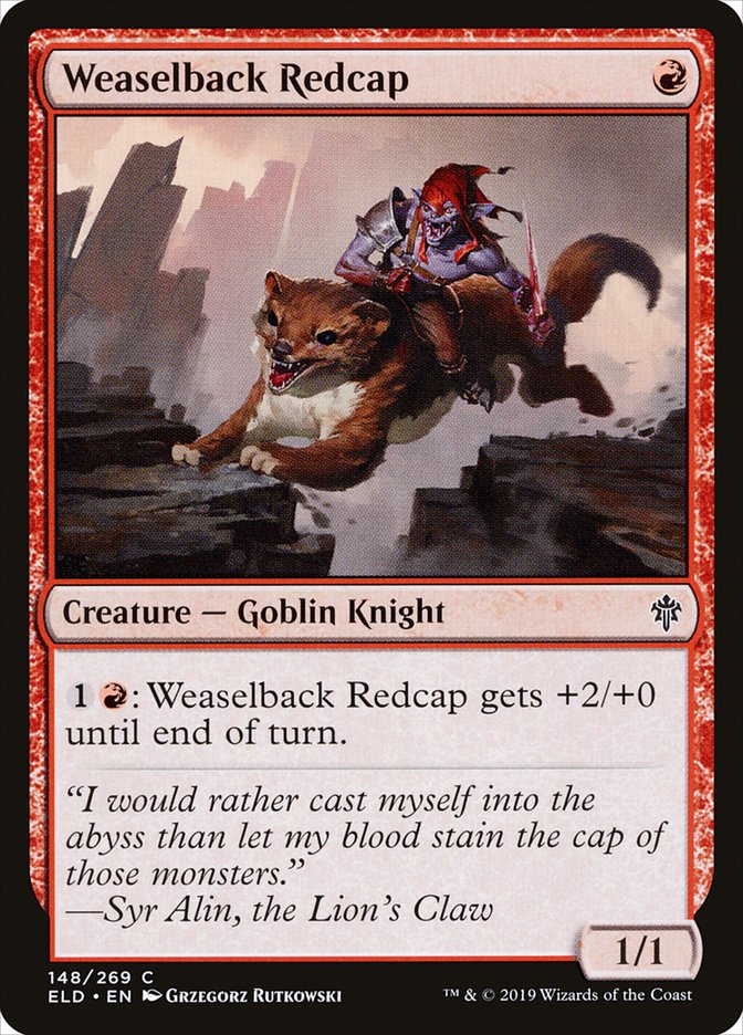 Weaselback Redcap [Throne of Eldraine] | Game Haven TX