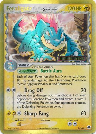 Feraligatr (2/101) (Delta Species) (Stamped) [EX: Dragon Frontiers] | Game Haven TX