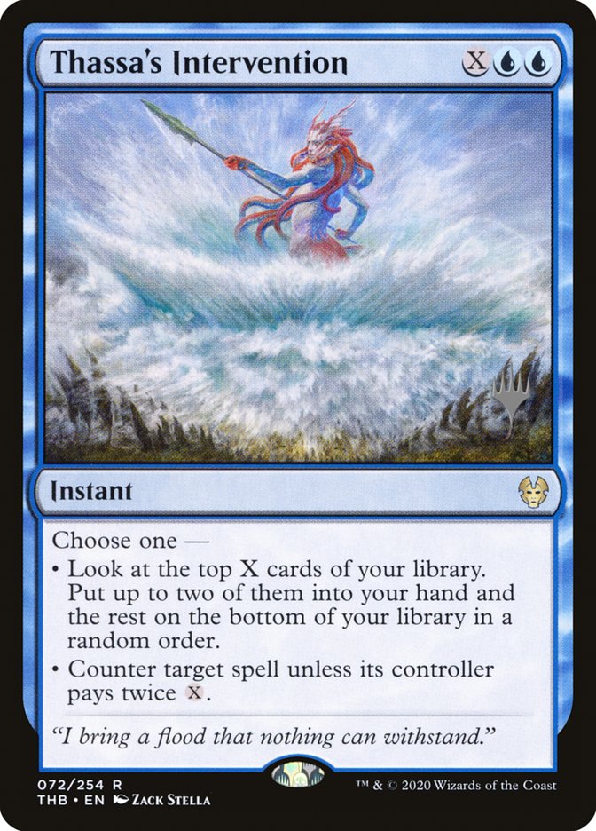 Thassa's Intervention (Promo Pack) [Theros Beyond Death Promos] | Game Haven TX