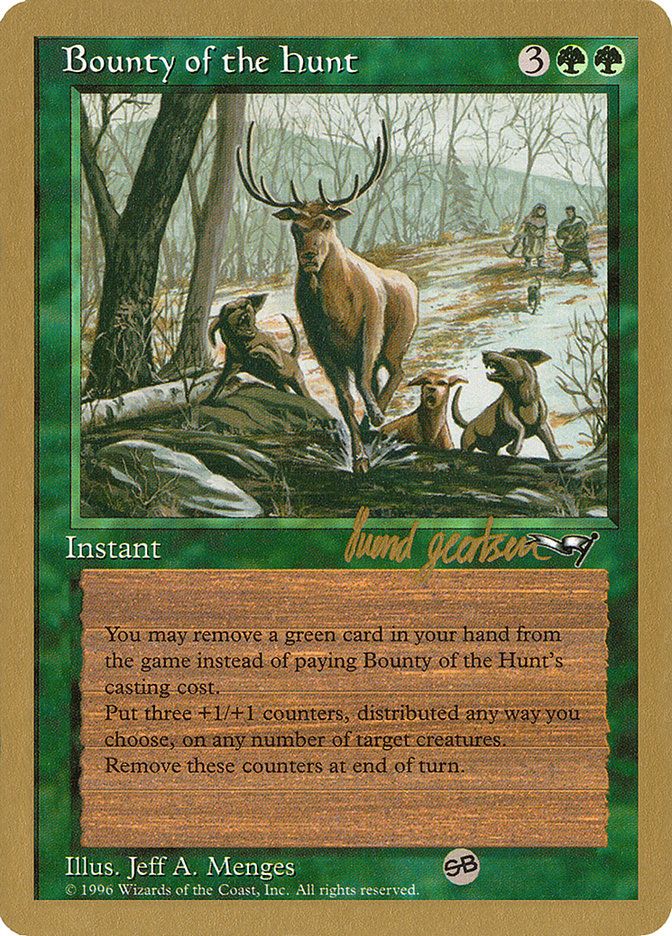 Bounty of the Hunt (Svend Geertsen) (SB) [World Championship Decks 1997] | Game Haven TX