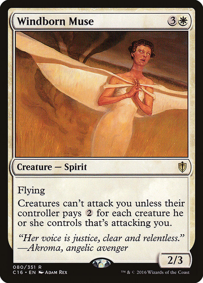 Windborn Muse [Commander 2016] | Game Haven TX