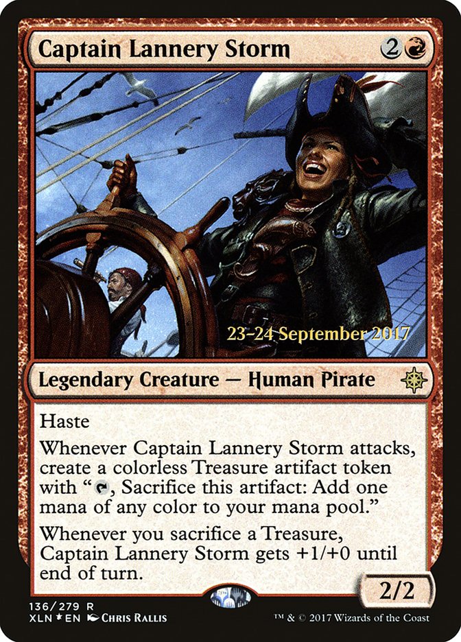 Captain Lannery Storm [Ixalan Promos] | Game Haven TX