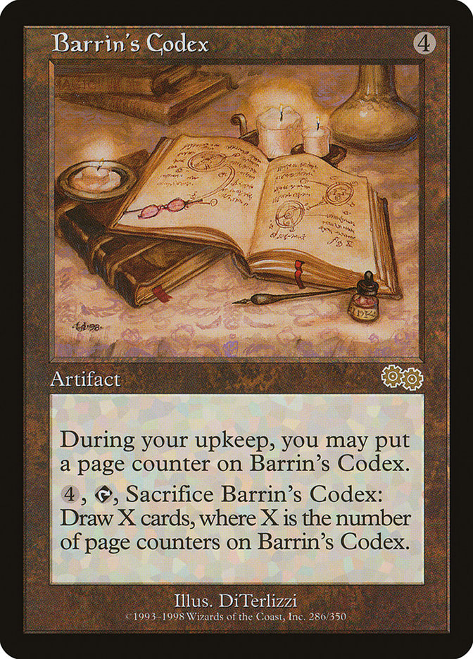 Barrin's Codex [Urza's Saga] | Game Haven TX