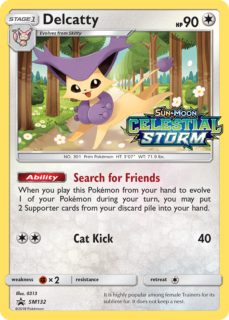 Delcatty (SM132) [Sun & Moon: Black Star Promos] | Game Haven TX