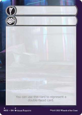 Helper Card (9/9) [Kamigawa: Neon Dynasty Tokens] | Game Haven TX
