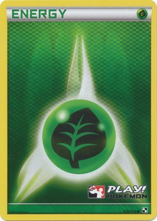 Grass Energy (105/114) (Play Pokemon Promo) [Black & White: Base Set] | Game Haven TX