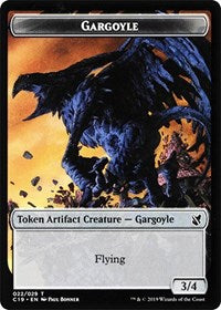 Gargoyle // Egg Double-sided Token [Commander 2019 Tokens] | Game Haven TX