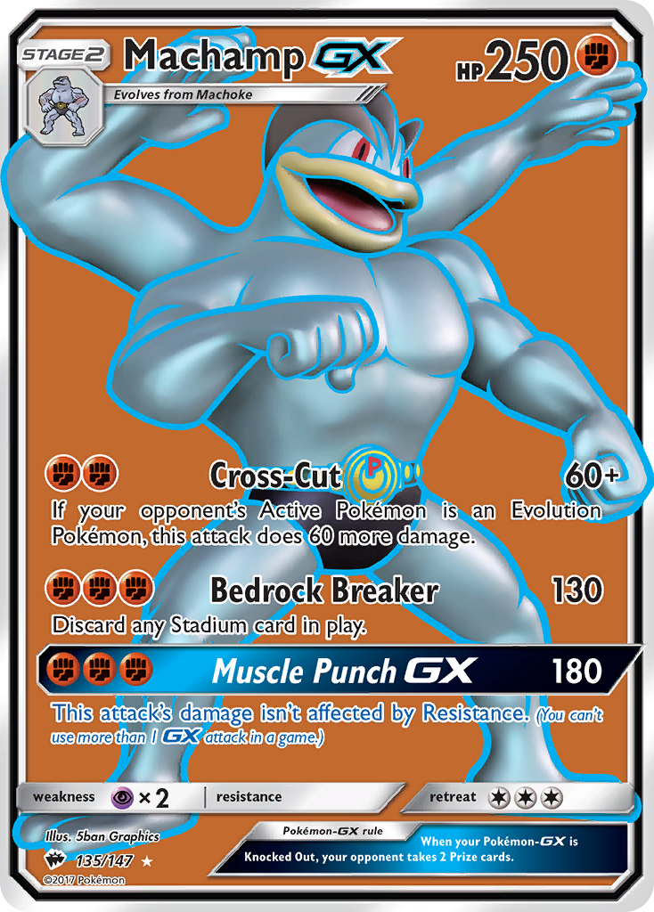 Machamp GX (135/147) [Sun & Moon: Burning Shadows] | Game Haven TX