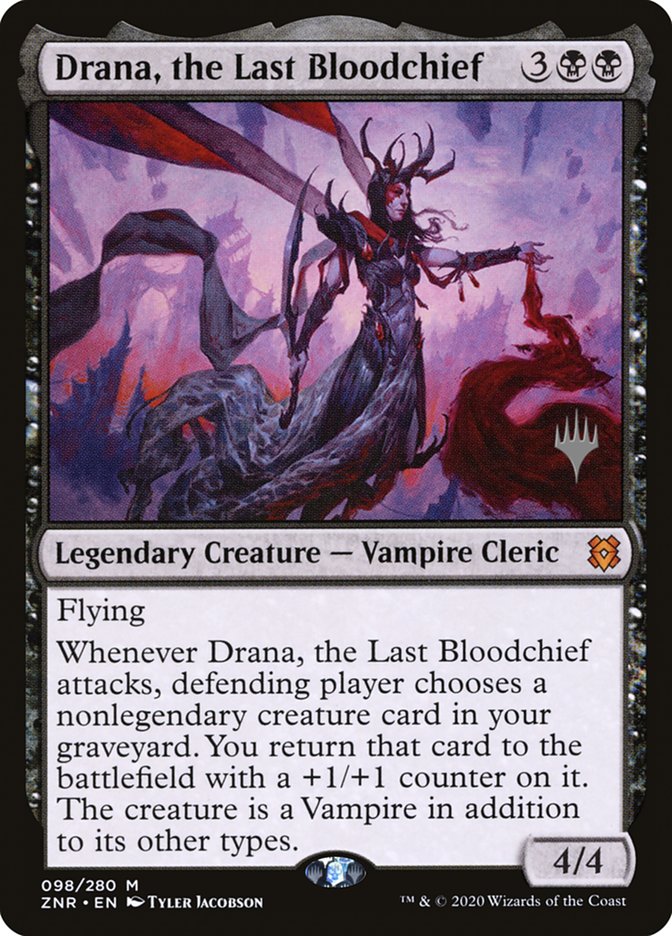Drana, the Last Bloodchief (Promo Pack) [Zendikar Rising Promos] | Game Haven TX