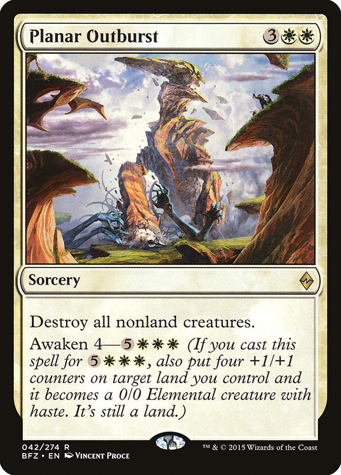 Planar Outburst [Battle for Zendikar] | Game Haven TX
